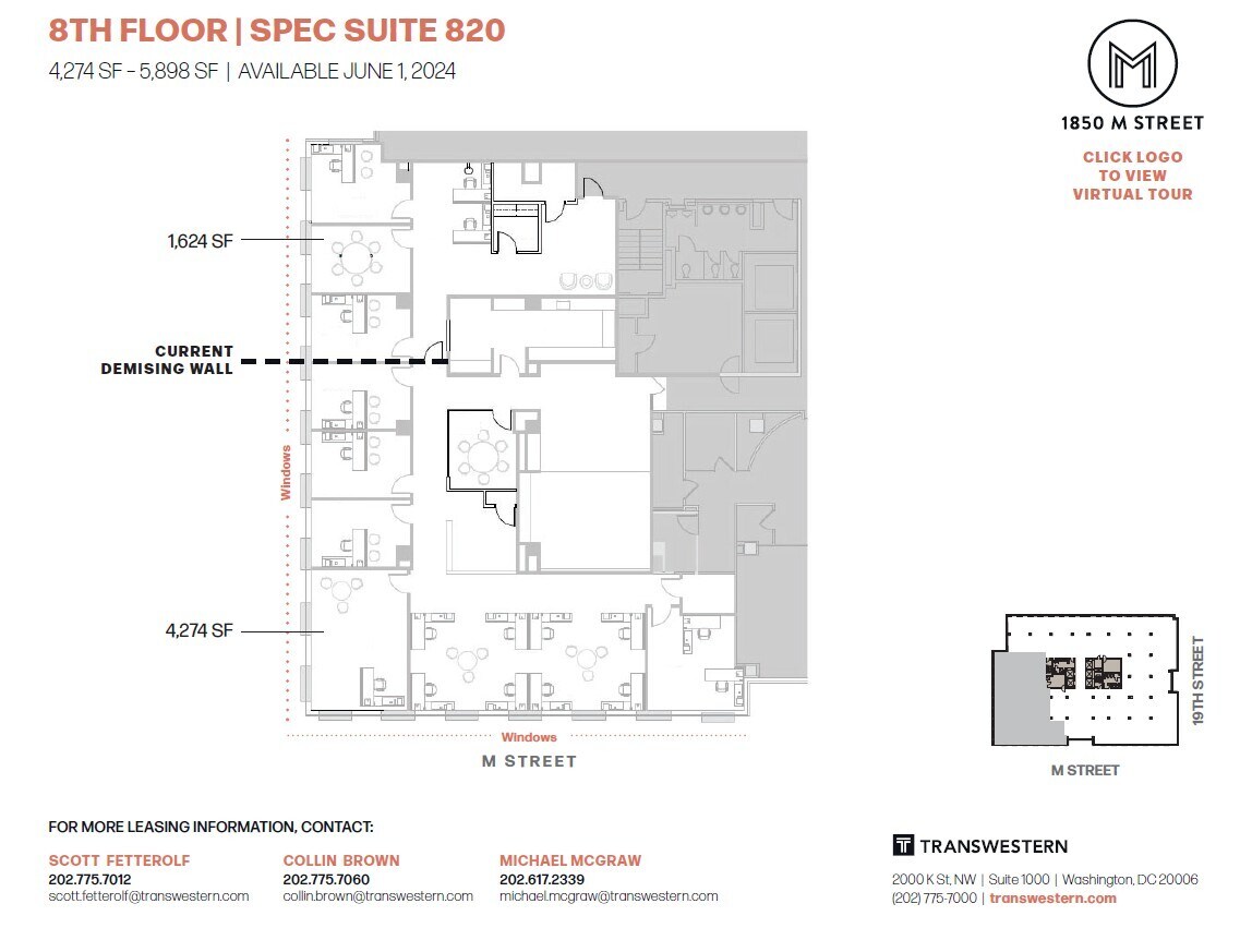 1850 M St NW, Washington, DC à louer Photo intérieure– Image 1 sur 1
