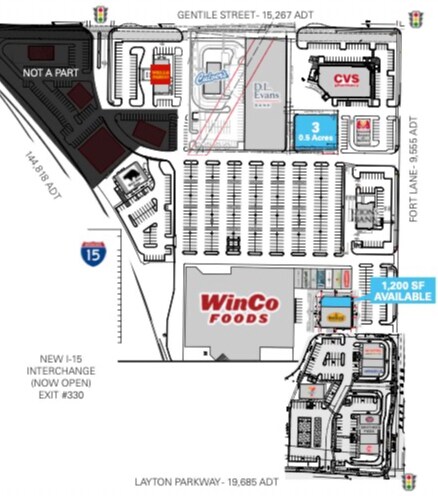 360 E Gentile St, Layton, UT à louer - Plan de site – Image 2 sur 4