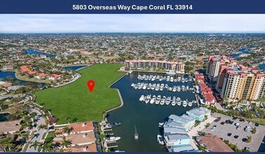 5803 Overseas Way, Cape Coral, FL - Vue aérienne  vue de carte