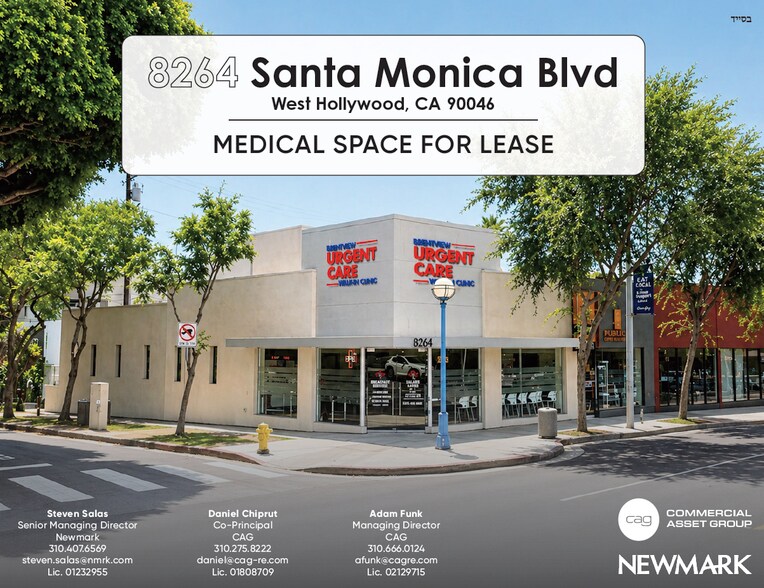 8264 Santa Monica Blvd, Los Angeles, CA à louer - Photo principale – Image 1 sur 3