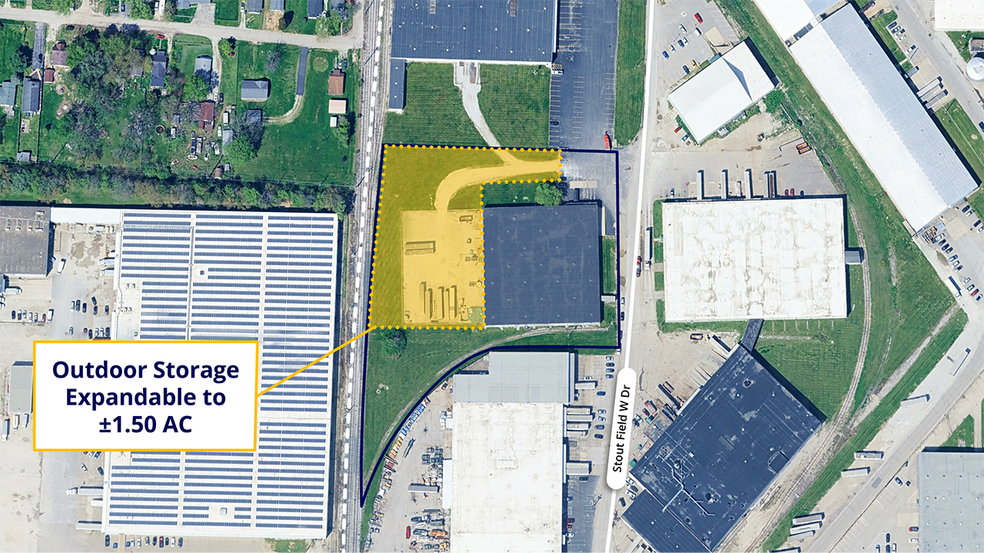 1950 Stout Field West Dr, Indianapolis, IN à louer - Photo de l’immeuble – Image 2 sur 6