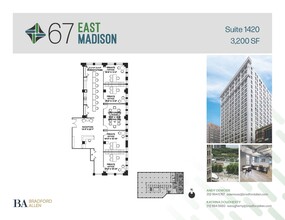 67 E Madison St, Chicago, IL à louer Plan d’étage– Image 1 sur 6