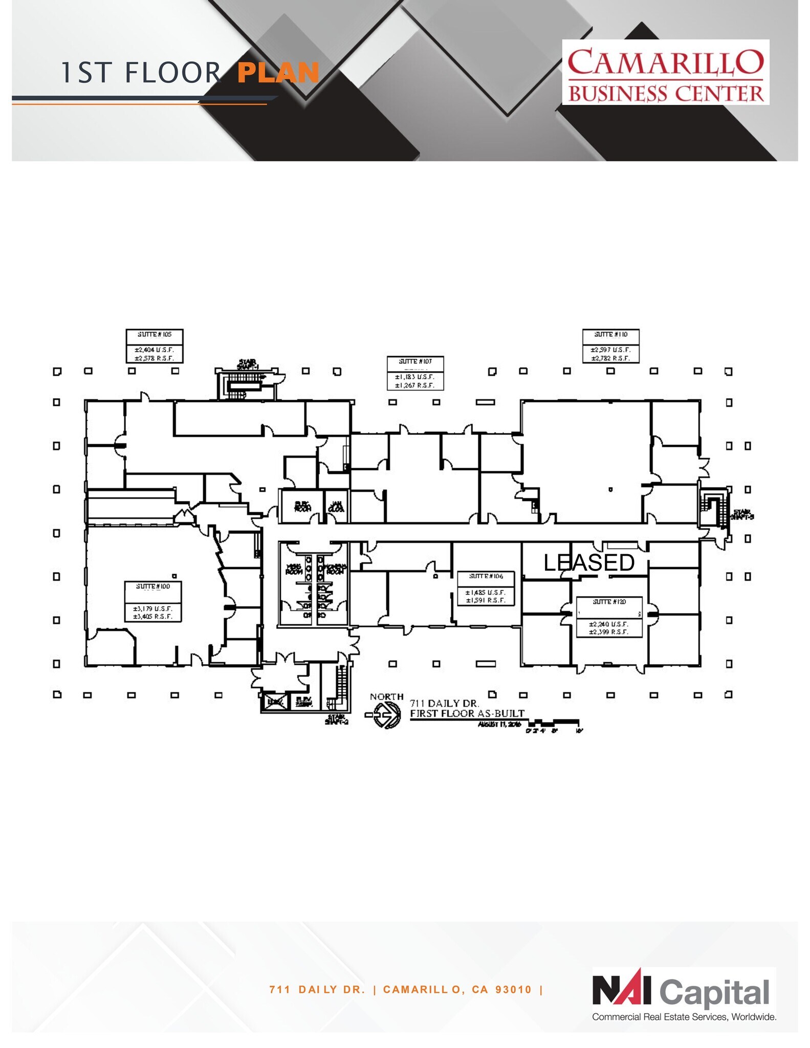711 E Daily Dr, Camarillo, CA à louer Plan de site– Image 1 sur 1