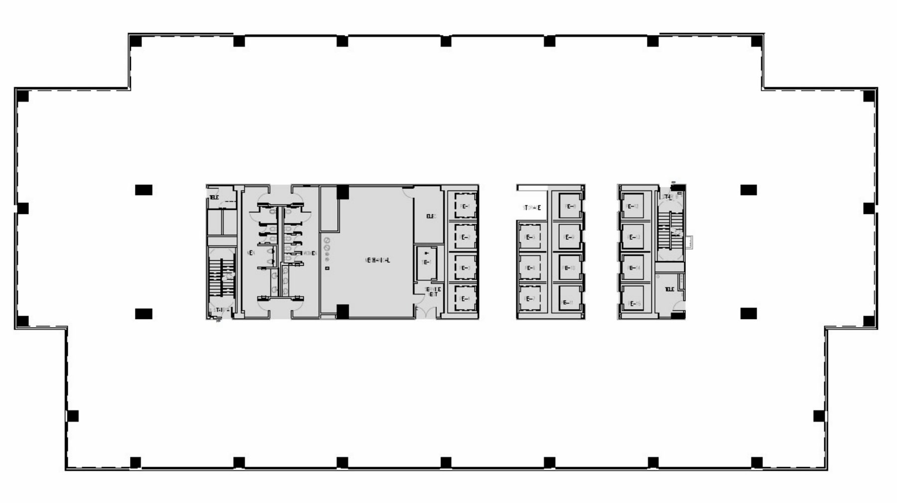1000 Main St, Houston, TX à louer Plan d’étage– Image 1 sur 1