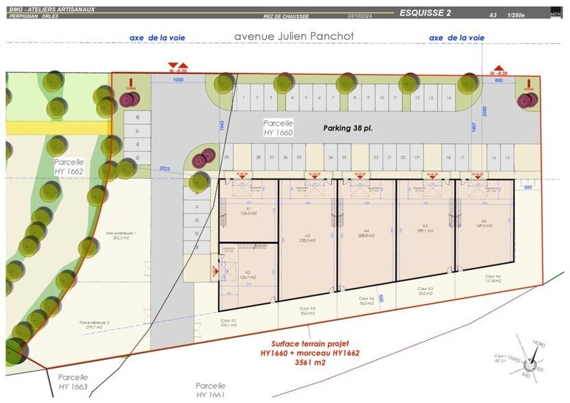 Terrain dans Perpignan à vendre - Plan de site – Image 2 sur 2