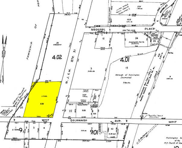2 Route 31 S, Pennington, NJ à louer - Plan cadastral – Image 3 sur 6
