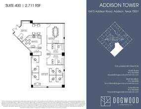 16415 Addison Rd, Addison, TX à louer Plan d’étage– Image 1 sur 1