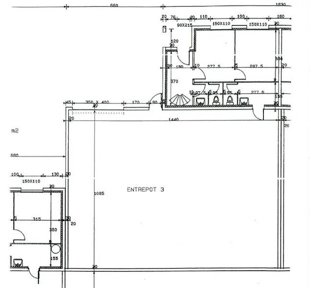 Local d’activités dans Genas à louer - Plan d’étage – Image 2 sur 2