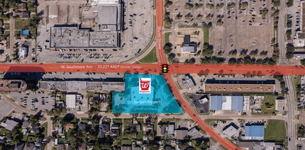 101 W Southmore Ave, Pasadena, TX - VUE AÉRIENNE  vue de carte