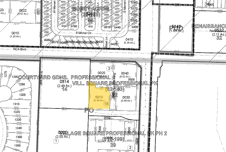100 Village Square Crossings, Palm Beach Gardens, FL à louer - Plan cadastral – Image 2 sur 22