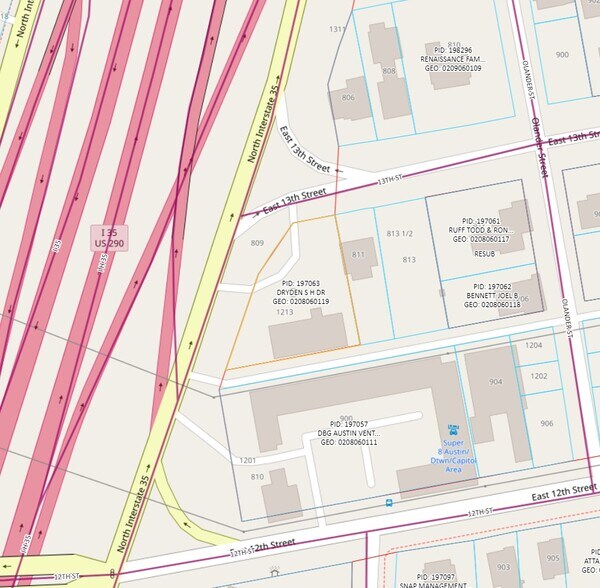 1213 N Interstate 35, Austin, TX à louer - Plan cadastral – Image 3 sur 3