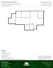 2 South Pointe Dr, Lake Forest, CA à louer Plan d’étage– Image 1 sur 1