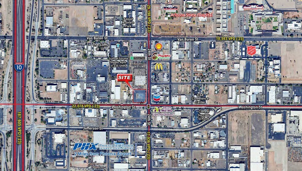 2344 Washington St, Phoenix, AZ à louer - Photo de l’immeuble – Image 3 sur 4