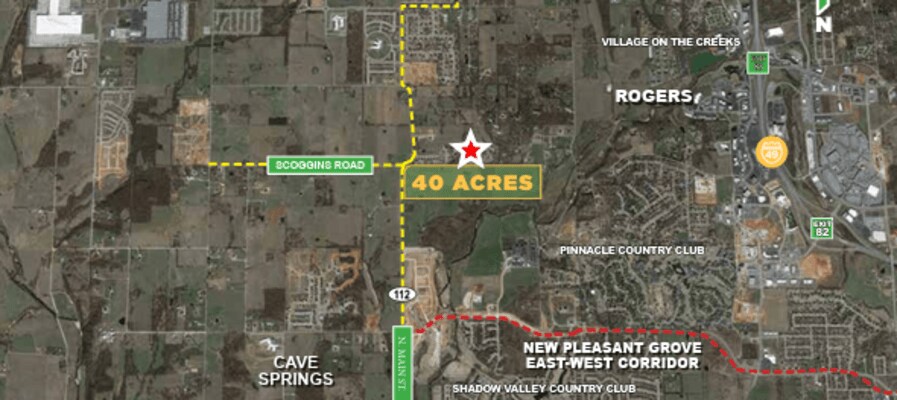 112 Hwy S, Cave Springs, AR à vendre Photo de l’immeuble– Image 1 sur 2