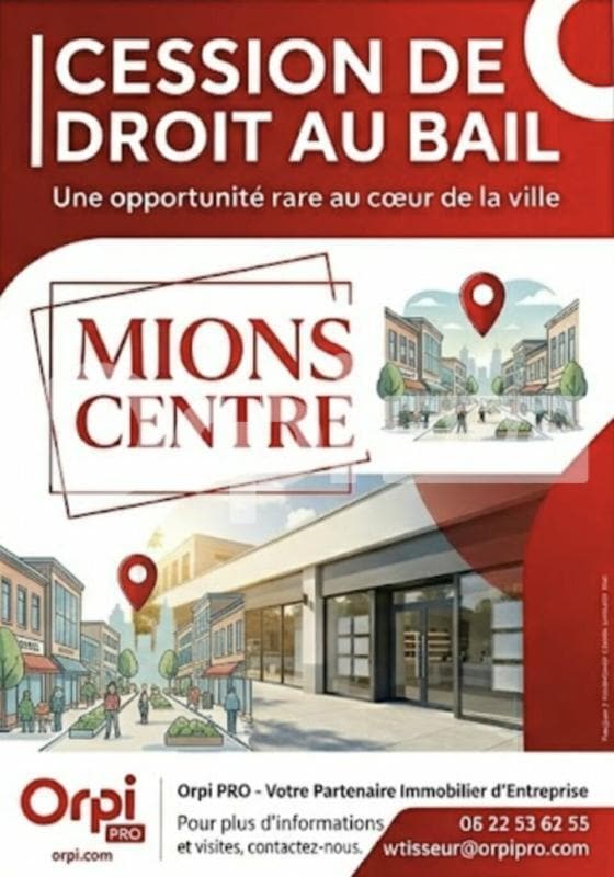 Local commercial dans Mions à louer Photo de l’immeuble– Image 1 sur 8