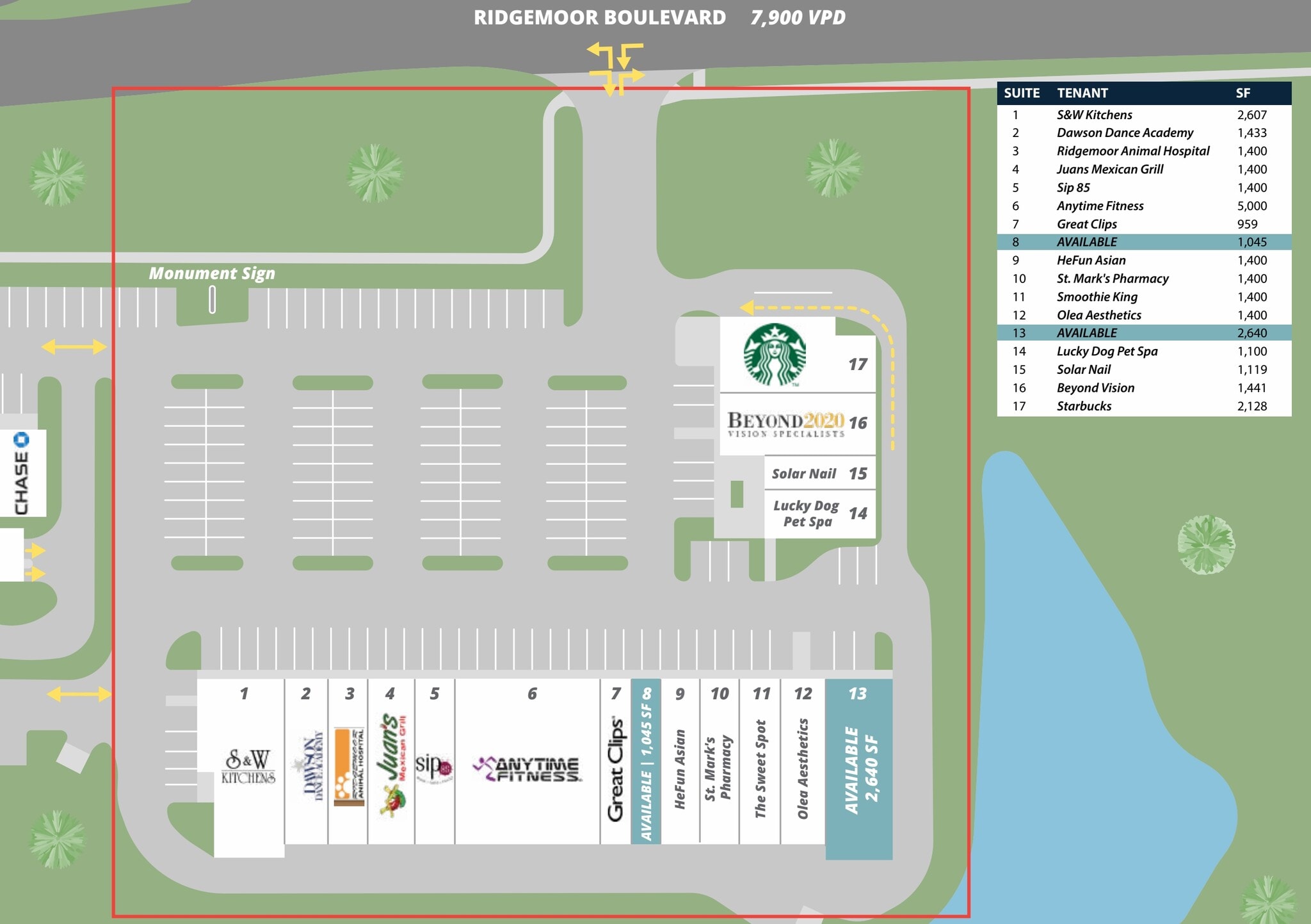 4930-4962 Ridgemoor Blvd, Palm Harbor, FL à louer Plan de site– Image 1 sur 5