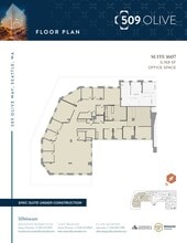 509 Olive Way, Seattle, WA à louer Plan de site– Image 2 sur 2
