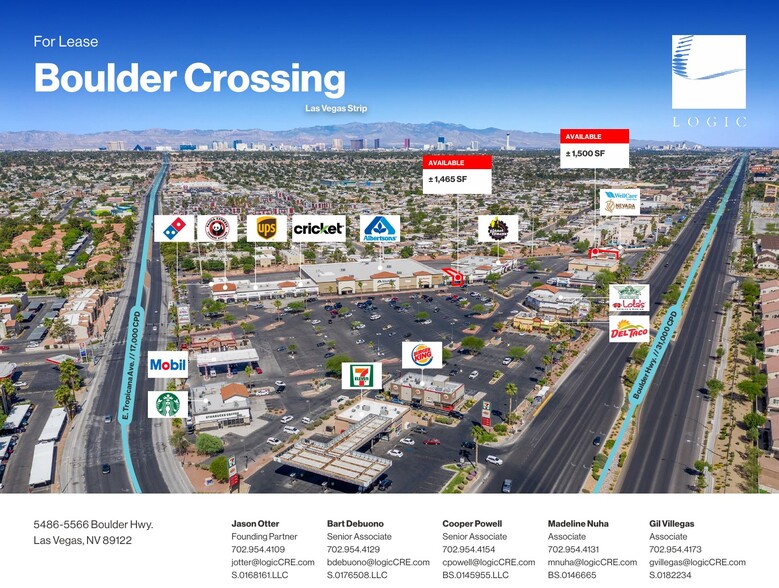 5486-5566 Boulder Hwy, Las Vegas, NV à louer - Photo de l’immeuble – Image 1 sur 9
