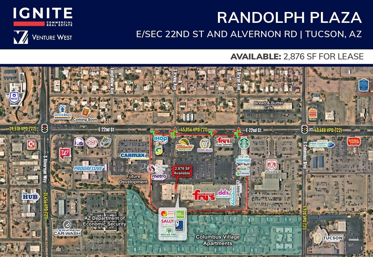 4052-4186 E 22nd St, Tucson, AZ à louer Photo principale– Image 1 sur 7