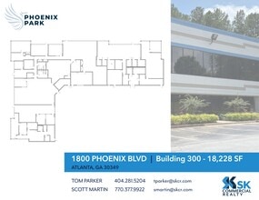 1800 Phoenix Blvd, Atlanta, GA à louer Plan de site– Image 2 sur 2