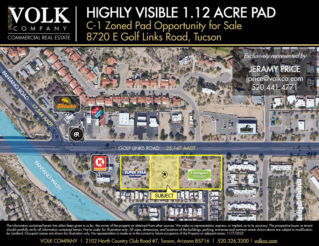 8720 E Golf Links Rd, Tucson, AZ à vendre Aérien– Image 1 sur 6