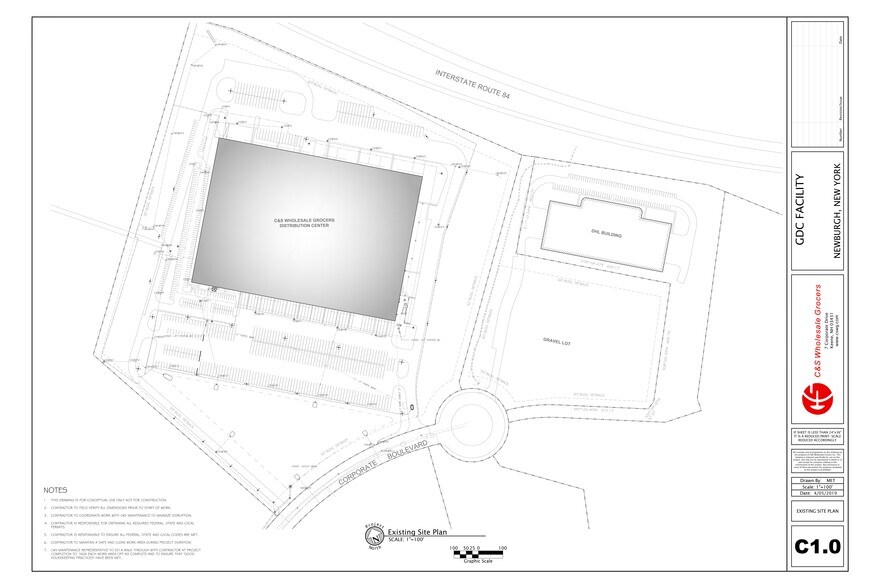 1500 Corporate Blvd, Newburgh, NY à louer - Plan de site – Image 1 sur 7