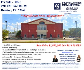 Plus de détails pour 4911 FM 1960 Rd W, Houston, TX - Local commercial à vendre