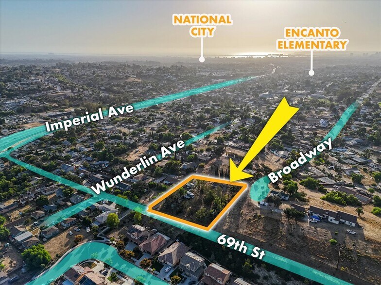 6859 Broadway, San Diego, CA à vendre - Aérien – Image 2 sur 24