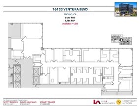16133 Ventura Blvd, Encino, CA à louer Plan de site– Image 1 sur 1