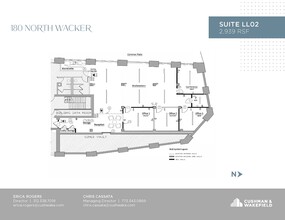 180 N Wacker Dr, Chicago, IL à louer Plan d’étage– Image 1 sur 4