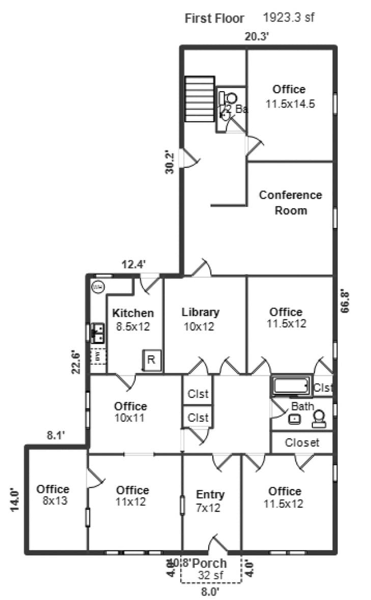 1721 Ashley River Rd, Charleston, SC à vendre Plan d’étage– Image 1 sur 1
