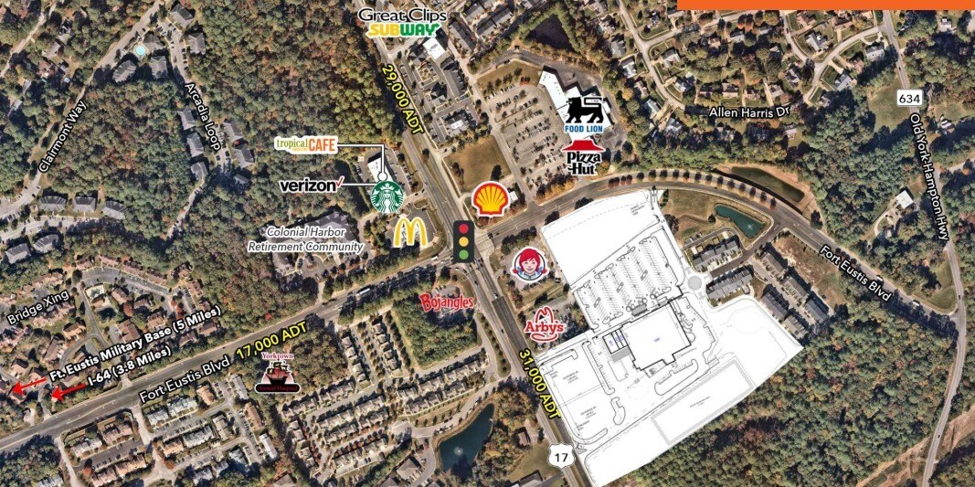 TBD Fort Eutis Blvd, Yorktown, VA à louer Photo de l’immeuble– Image 1 sur 2