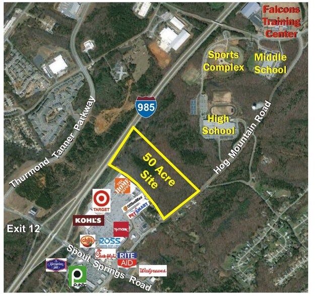 4560 Hog Mountain Rd, Flowery Branch, GA à vendre - Photo de l’immeuble – Image 1 sur 1