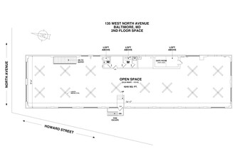 135 W North Ave, Baltimore, MD à louer Plan de site– Image 1 sur 1