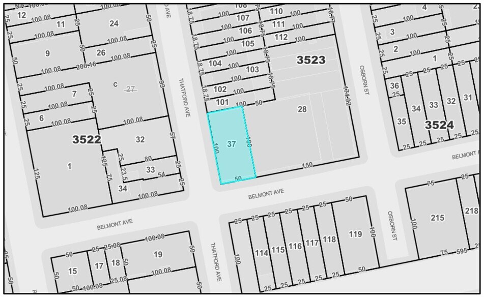 29 Belmont Ave, Brooklyn, NY à vendre - Plan cadastral – Image 3 sur 3
