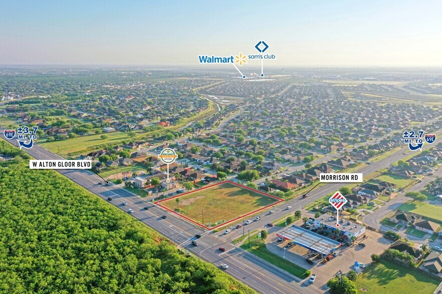 2760 Alton Gloor blvd, Brownsville, TX à louer - Aérien – Image 2 sur 10
