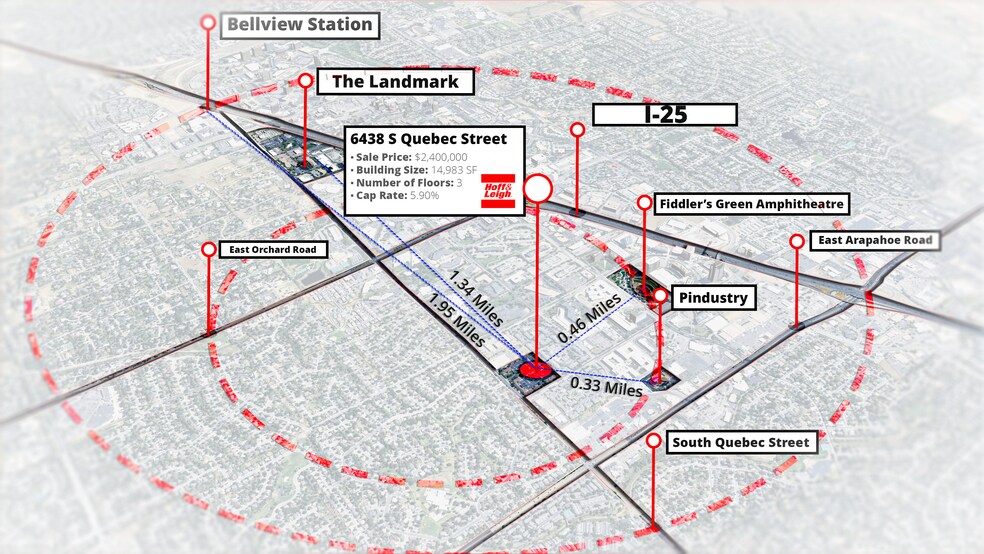 6438-6444 S Quebec St, Centennial, CO à vendre - Plan de site – Image 2 sur 51