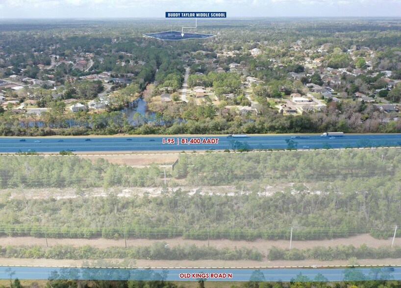 1030 Old Kings N rd, Palm Coast, FL à vendre - Aérien – Image 2 sur 9