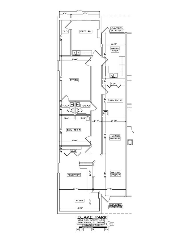 1800 59th St, Bradenton, FL à louer Plan d’étage– Image 1 sur 1