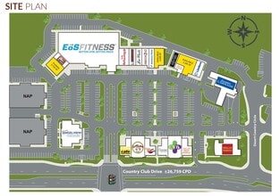 77880-77920 Country Club Dr, Palm Desert, CA à louer Plan de site– Image 1 sur 1