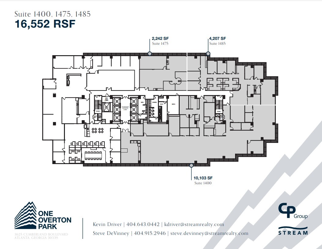 3625 Cumberland Blvd SE, Atlanta, GA à louer Plan d’étage– Image 1 sur 1