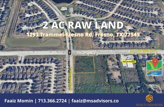 Plus de détails pour 1293 Trammel-Fresno rd, Fresno, TX - Terrain à vendre