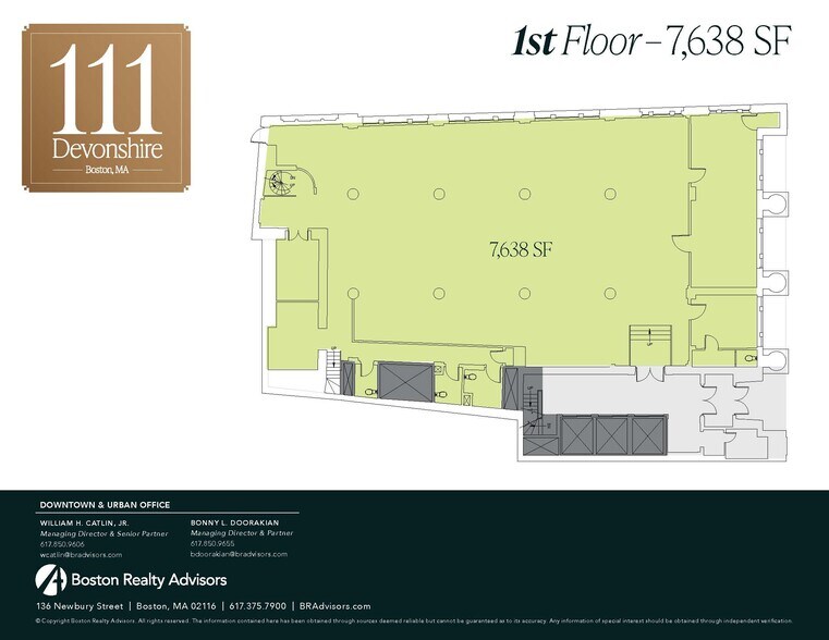 111 Devonshire St, Boston, MA à louer - Plan d’étage – Image 2 sur 11