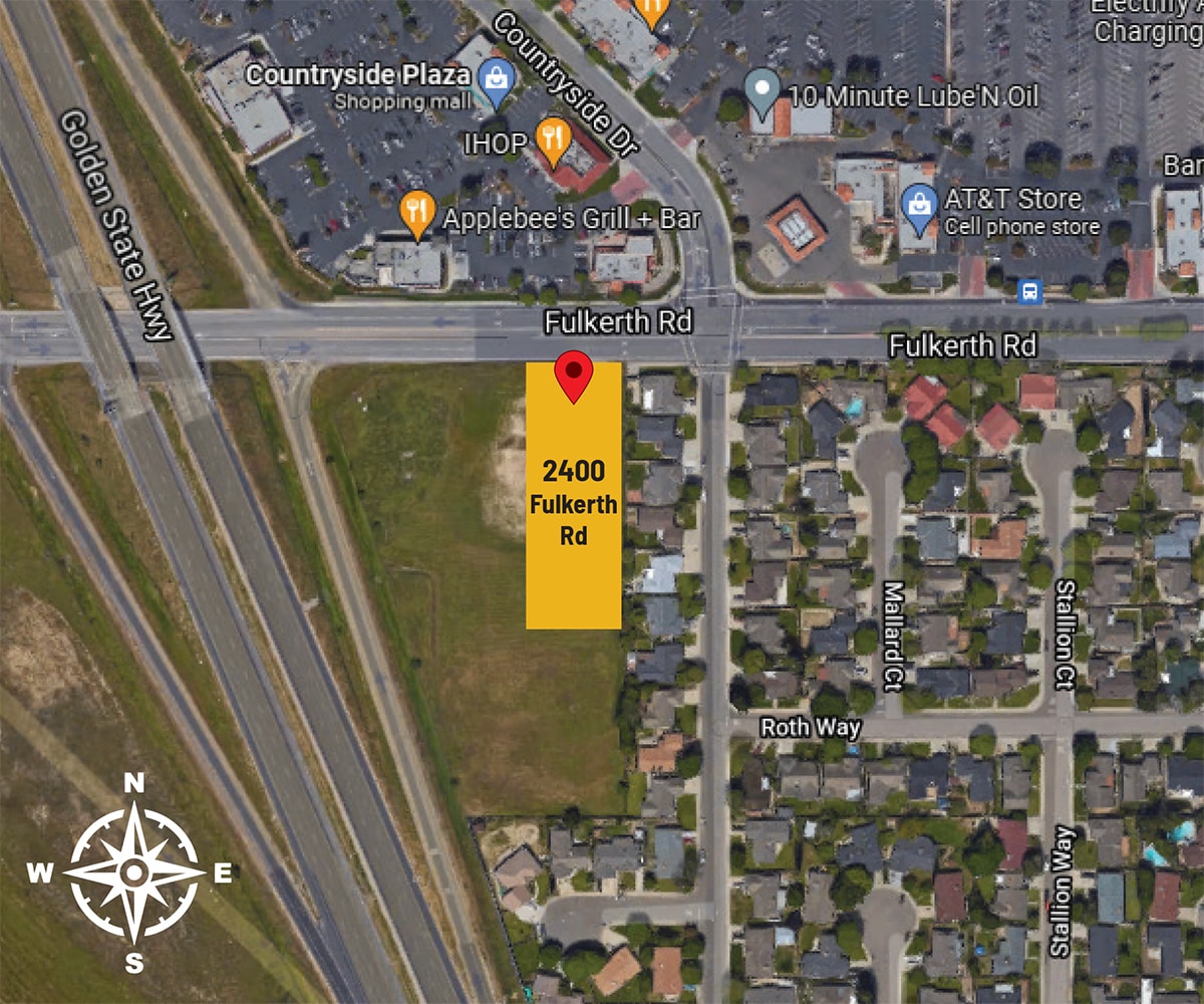 2400 Fulkerth Rd, Turlock, CA à vendre Aérien– Image 1 sur 3
