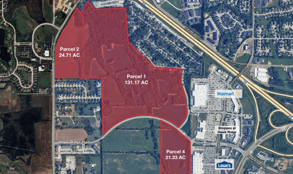 Hawk Ridge Trl, Lake Saint Louis, MO à vendre - Aérien – Image 1 sur 5