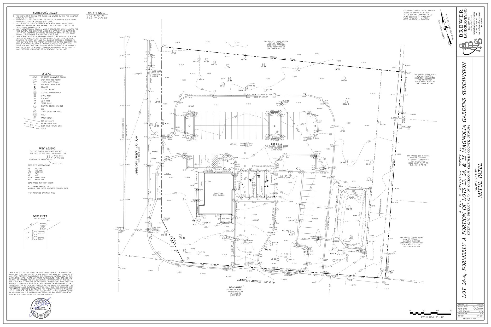 10422 Abercorn St, Savannah, GA à louer Plan de site– Image 1 sur 7