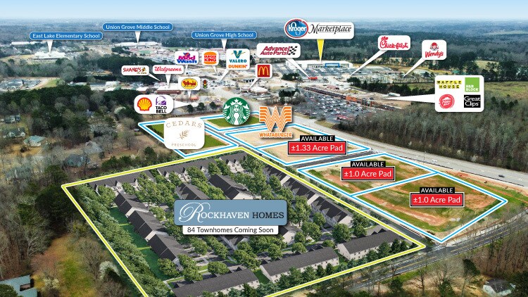 5855-5905 East Lake Pky, McDonough, GA à louer Photo de l’immeuble– Image 1 sur 9