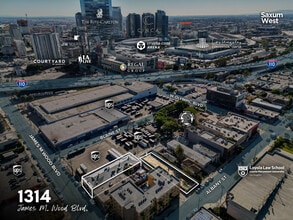 1314 James M Wood Blvd, Los Angeles, CA - VUE AÉRIENNE  vue de carte - Image1