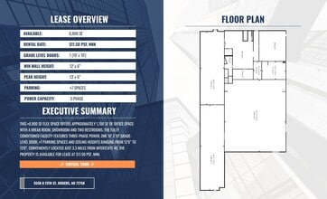 555-559 N 13th St, Rogers, AR à louer Plan d’étage– Image 2 sur 8