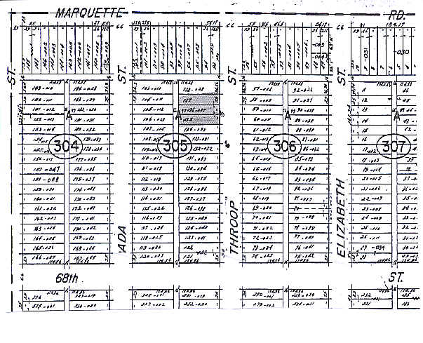 6718-22 S Throop St, Chicago, IL à vendre - Plan cadastral – Image 2 sur 2